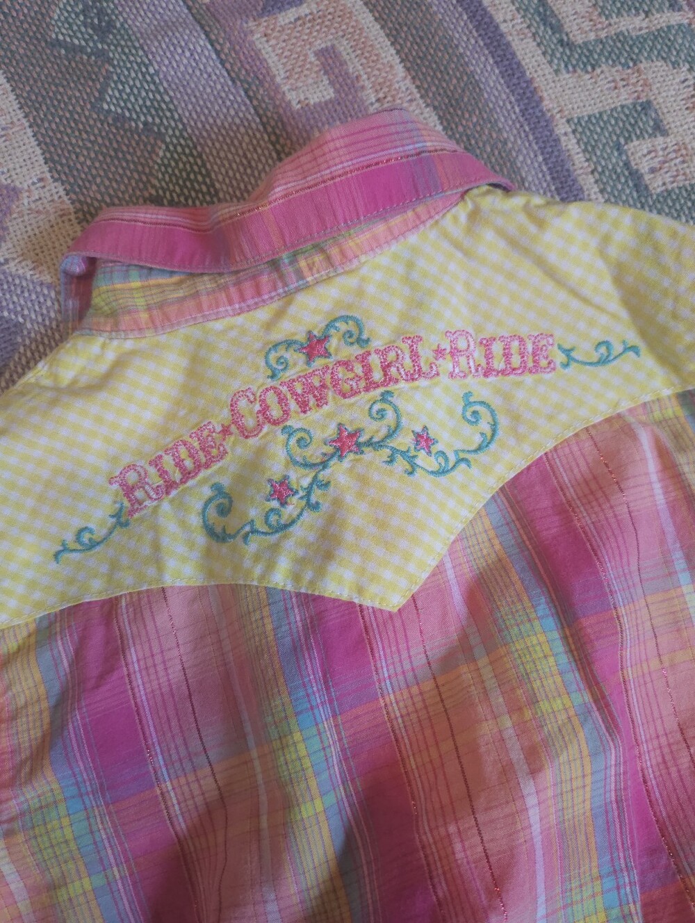 Wrangler Baby Western Plaid Onesie Size 12 Months